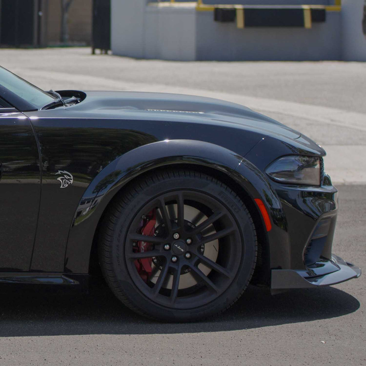 2020-2023 Dodge Charger Widebody V3R Style Front Lip - Vicrez Carbon Fiber