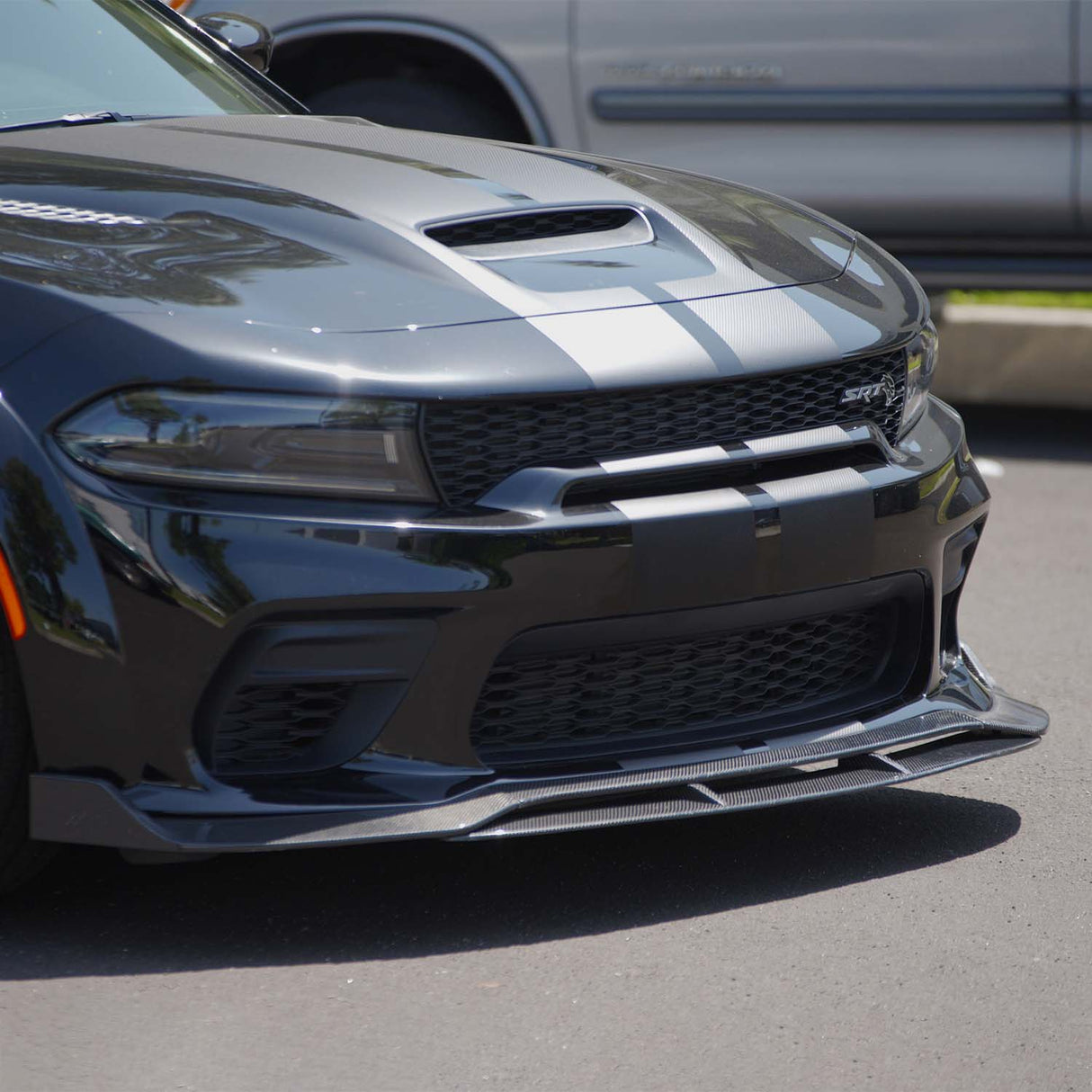 2020-2023 Dodge Charger Widebody V3R Style Front Lip - Vicrez Carbon Fiber