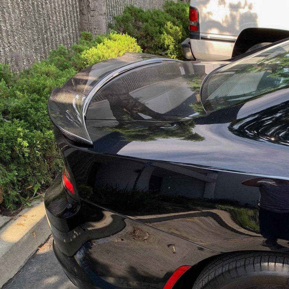 2015-2023 Dodge Charger SRT Style Rear Wing Spoiler - Vicrez Carbon Fiber