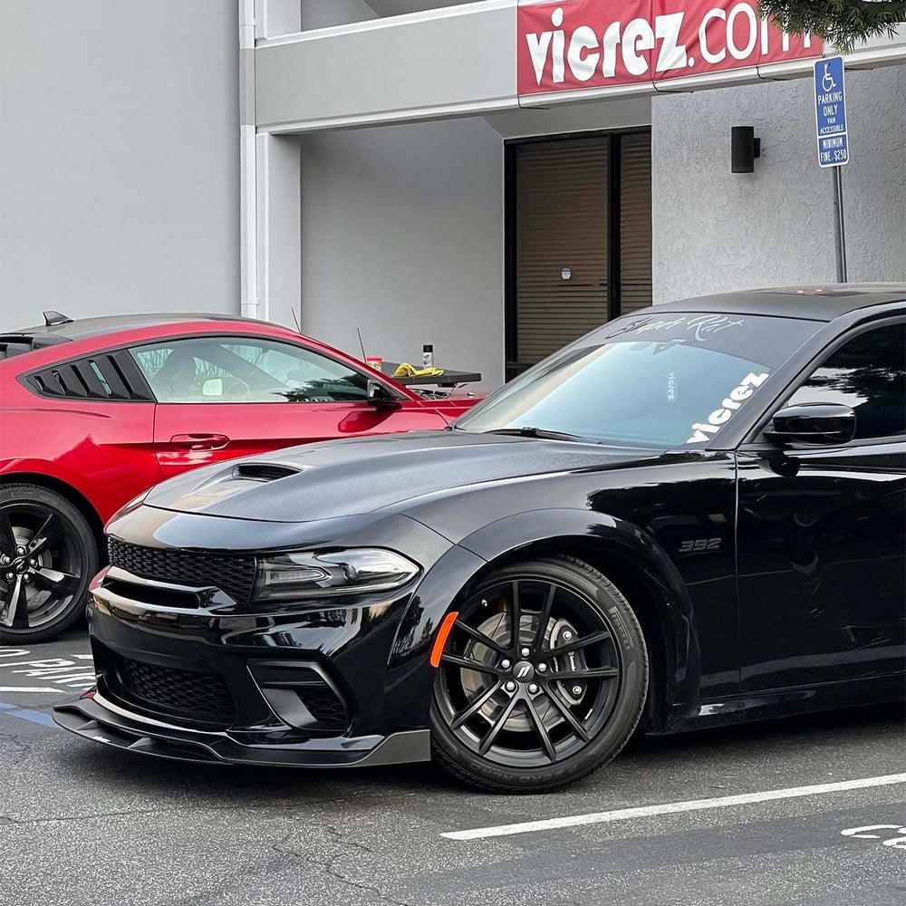 2020-2023 Dodge Charger V3R Style Front Bumper Lip - Vicrez