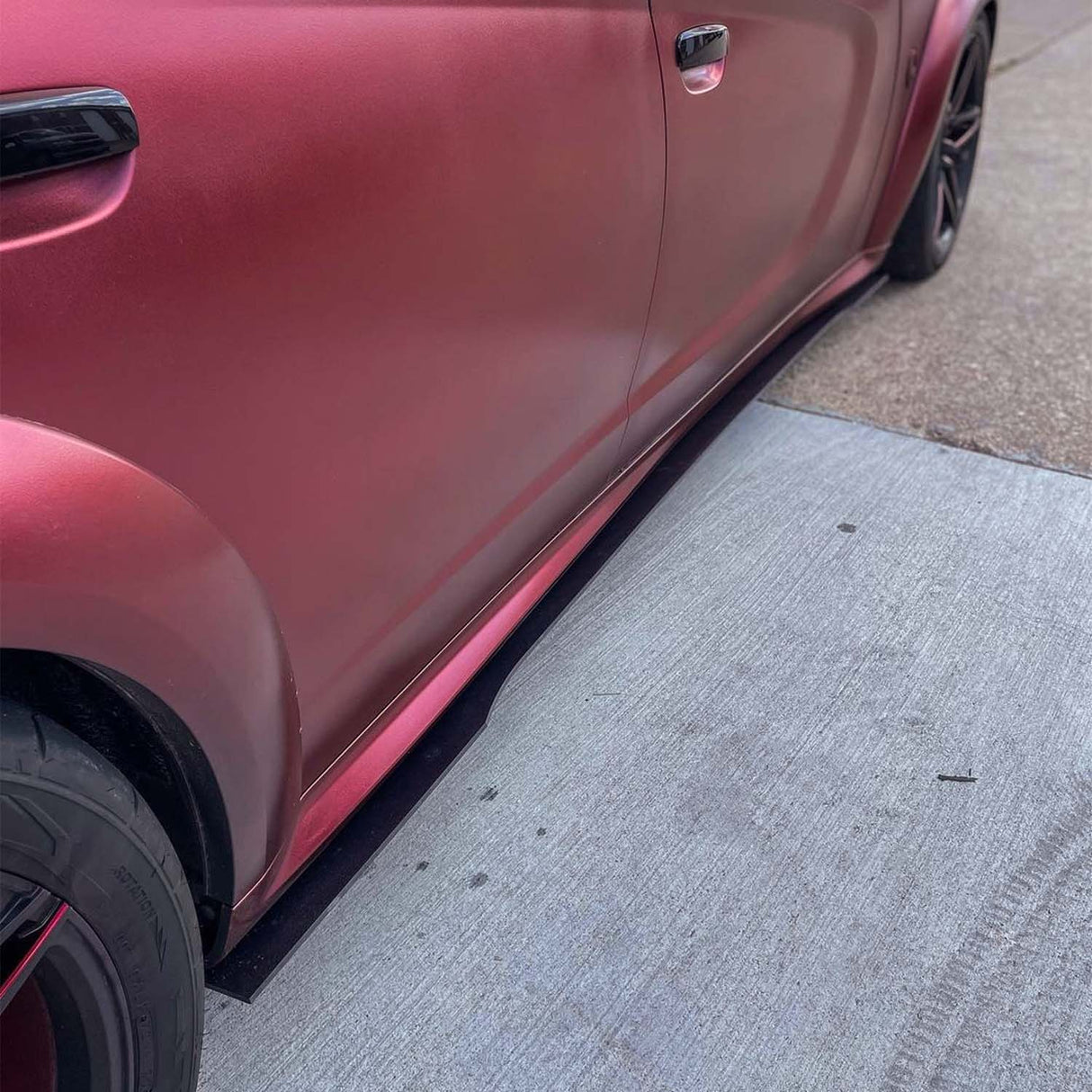 2020-2023 Dodge Charger Widebody V3R Style Side Skirt Splitters - Vicrez