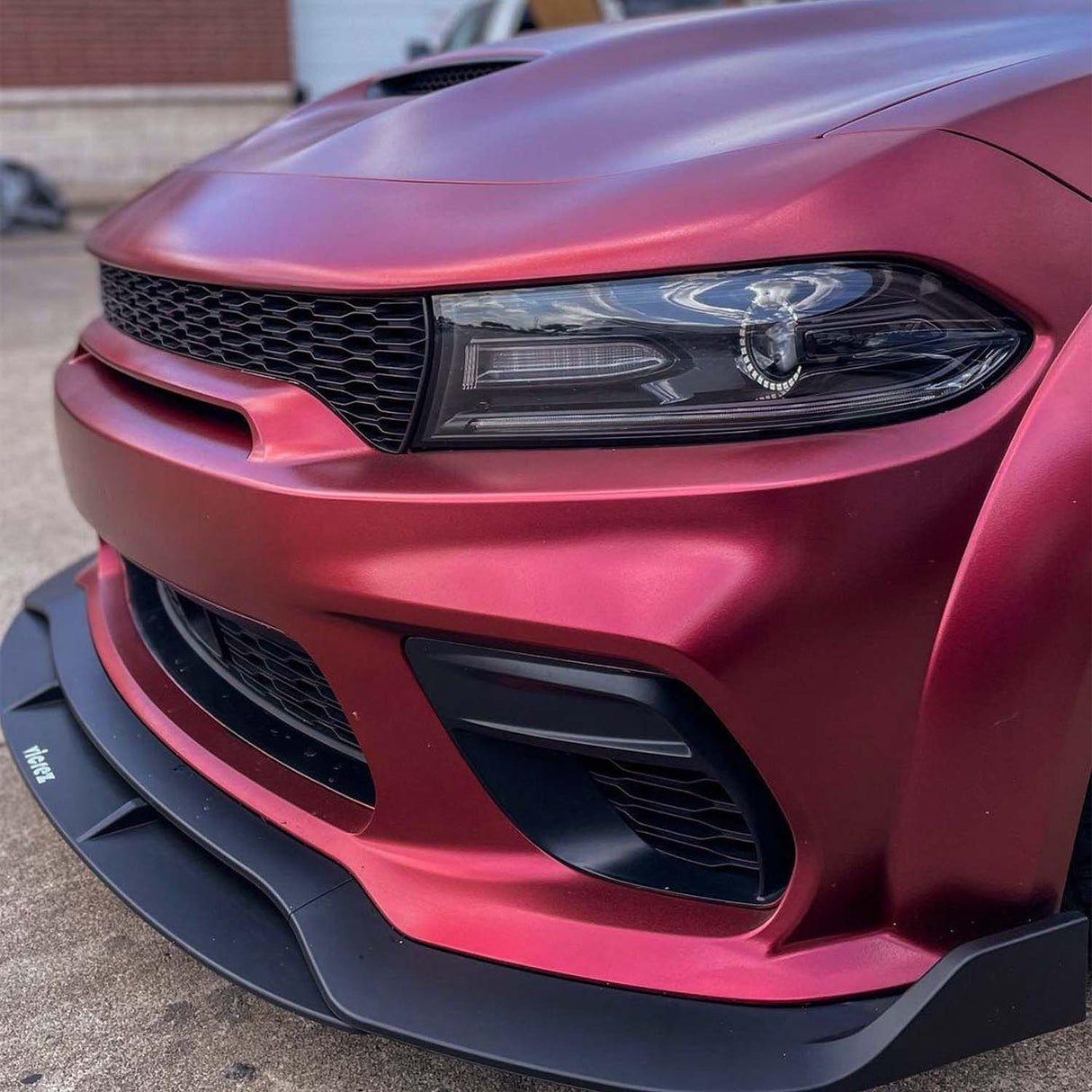 2020-2023 Dodge Charger V3R Style Front Bumper Lip - Vicrez