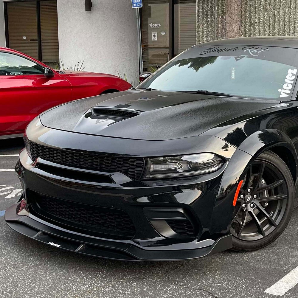 2020-2023 Dodge Charger V3R Style Front Bumper Lip - Vicrez