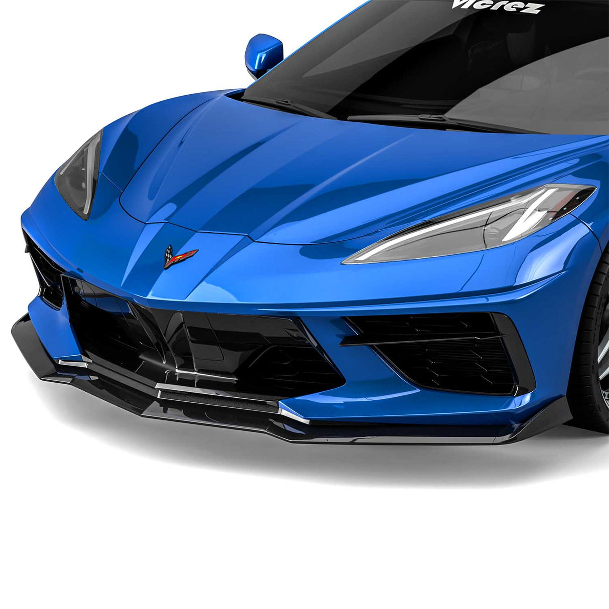 2020-2026 Chevrolet Corvette C8 V3R Style Front Bumper Lip - Vicrez