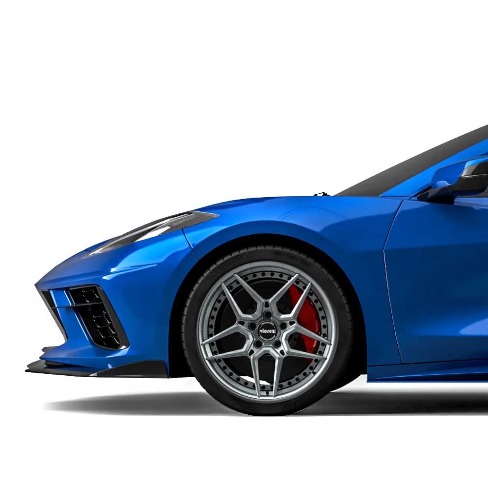 2020-2026 Chevrolet Corvette C8 V3R Style Front Bumper Lip - Vicrez