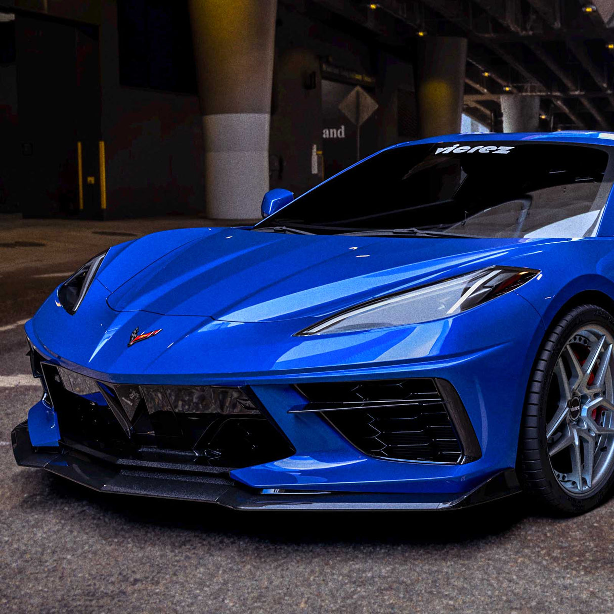 2020-2026 Chevrolet Corvette C8 V3R Style Front Bumper Lip - Vicrez