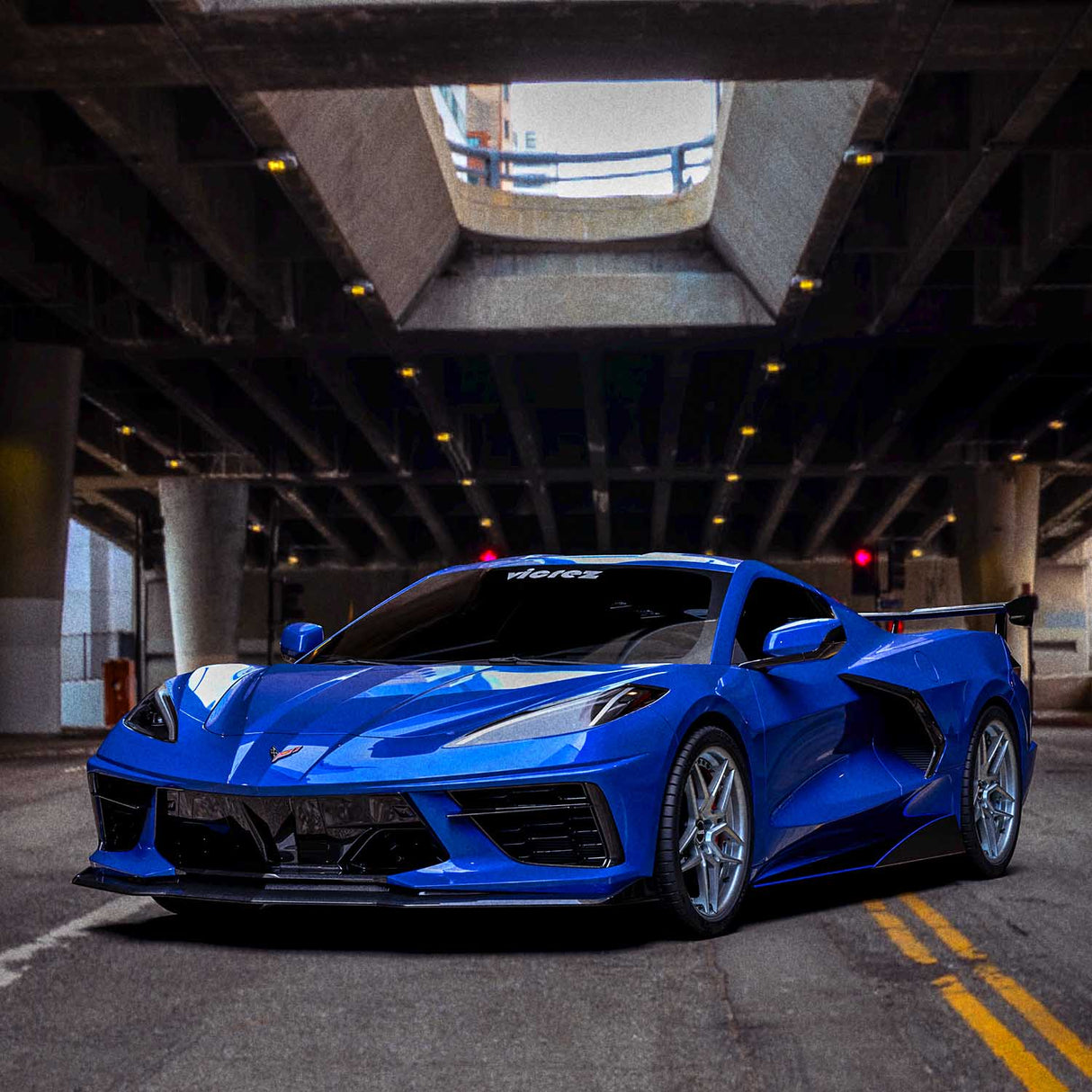 2020-2026 Chevrolet Corvette C8 V3R Style Front Bumper Lip - Vicrez