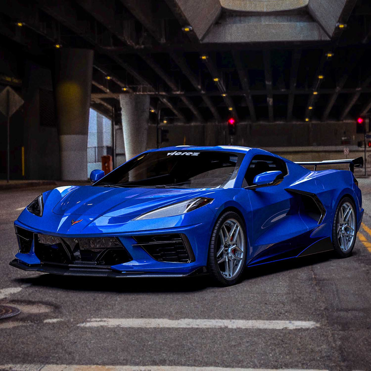 2020-2026 Chevrolet Corvette C8 V3R Style Front Bumper Lip - Vicrez