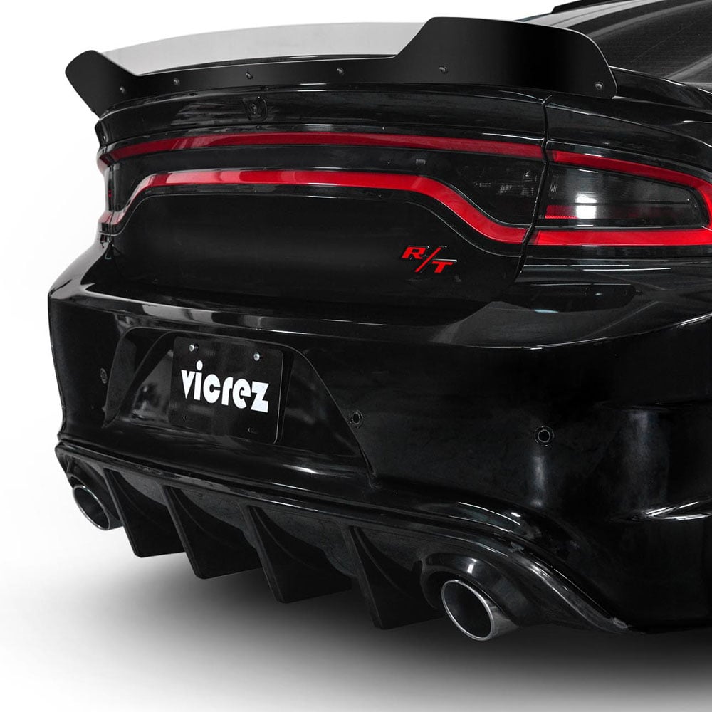 2015-2023 Dodge Charger V3R Style Rear Diffuser - Vicrez