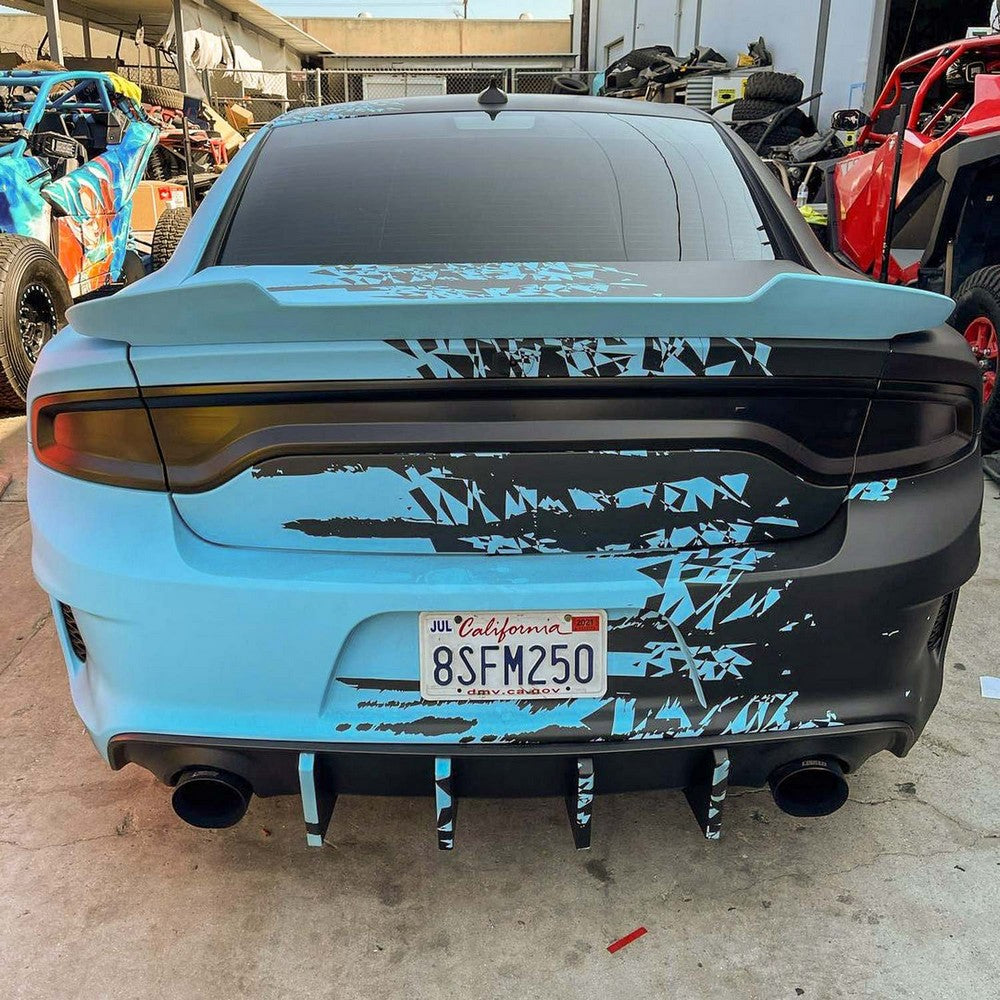 2015-2023 Dodge Charger V3R Style Rear Diffuser - Vicrez