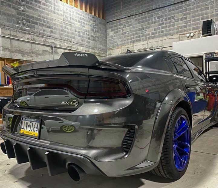 2015-2023 Dodge Charger V3R Style Rear Diffuser - Vicrez