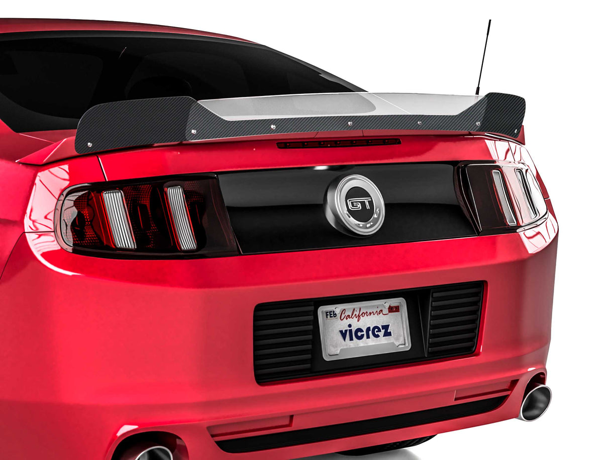 2010-2014 Ford Mustang V3R Style Wicker Bill Add-On - Vicrez