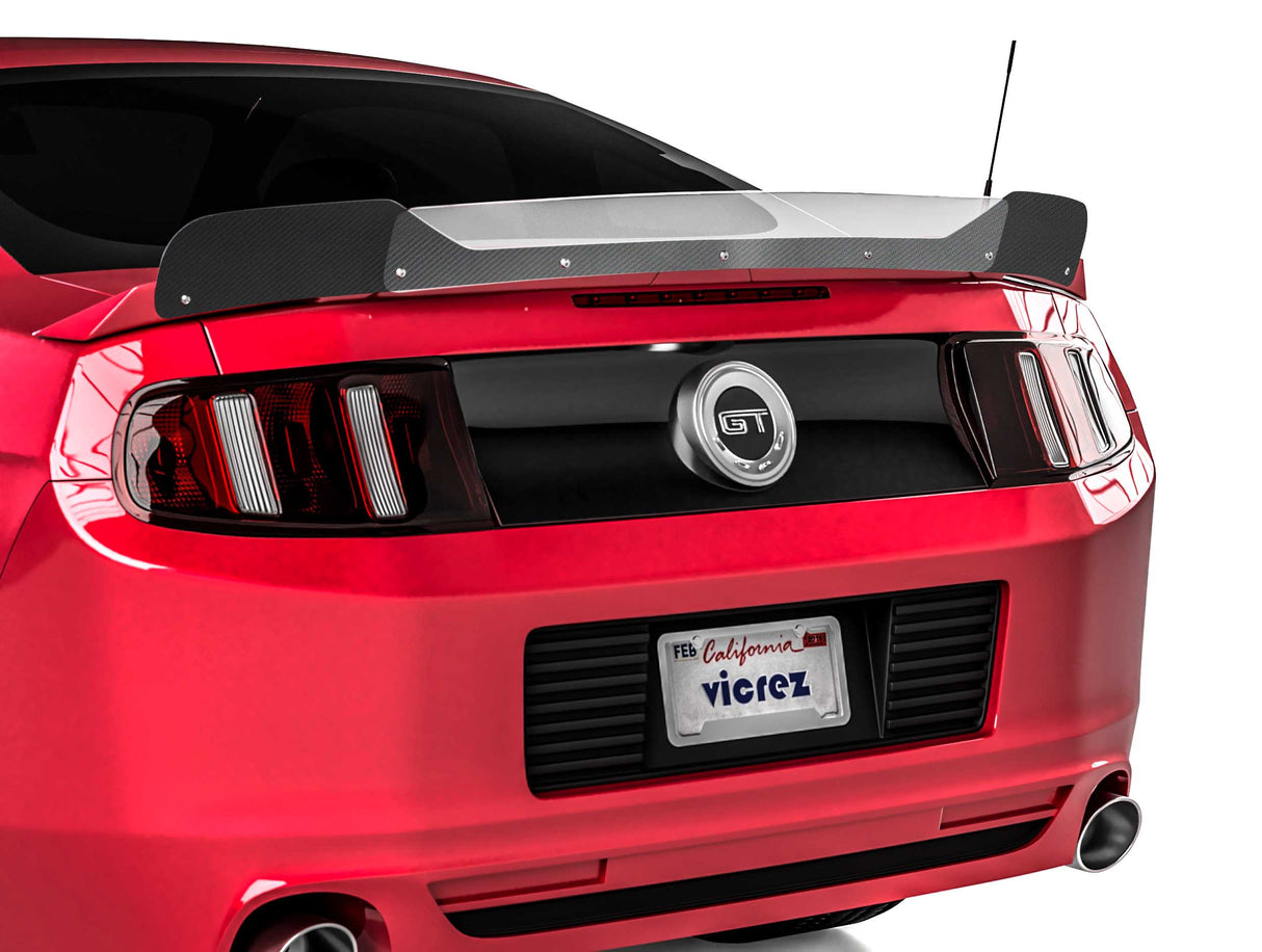2010-2014 Ford Mustang V3R Style Wicker Bill Add-On - Vicrez