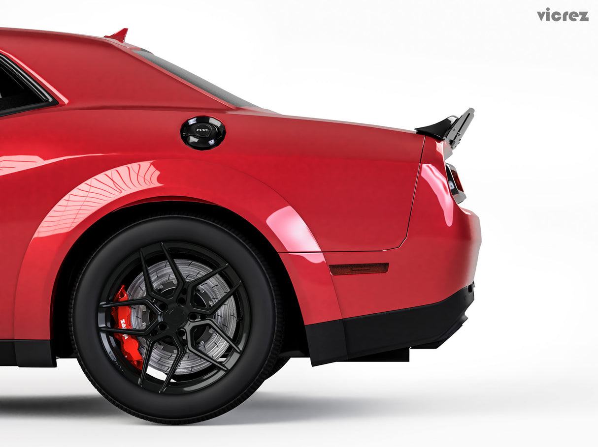 2015-2023 Dodge Challenger V3R Style Wicker Bill Add-On - Vicrez