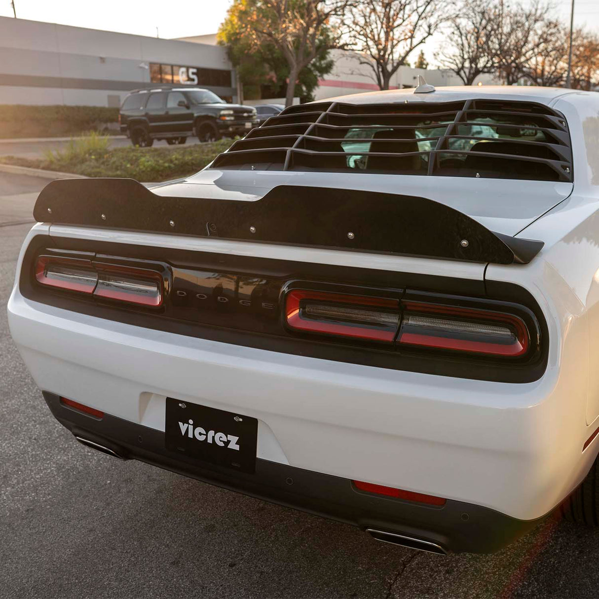 2015-2023 Dodge Challenger V3R Style Wicker Bill Add-On - Vicrez