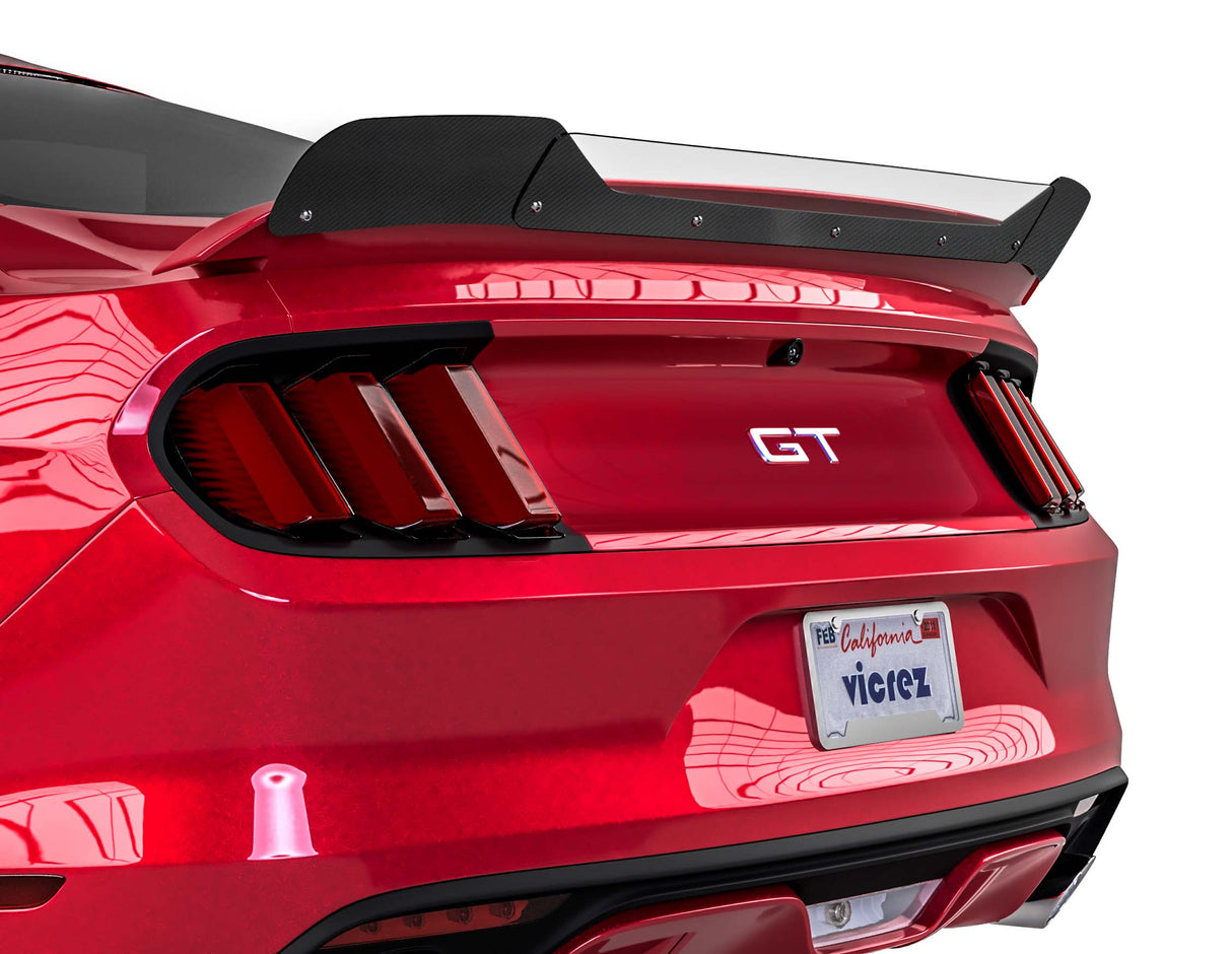 2015-2023 Ford Mustang V3R Style Wicker Bill Add-On - Vicrez