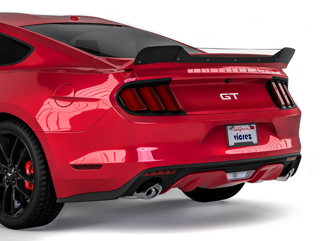 2015-2023 Ford Mustang V3R Style Wicker Bill Add-On - Vicrez