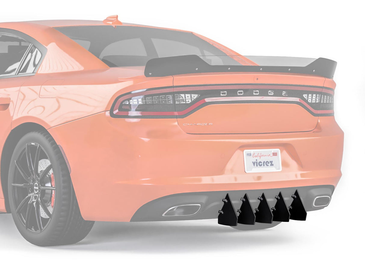 2015-2023 Dodge Charger Veneno Style Rear Diffuser Add-on - Vicrez