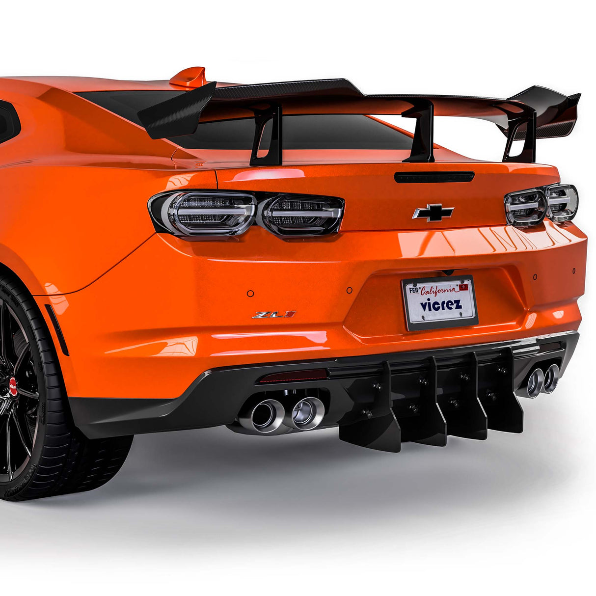 2016-2024 Chevrolet Camaro Veneno VR2 Style Rear Diffuser Add-On - Vicrez