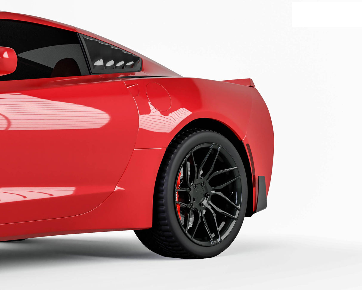2014-2019 Chevrolet Corvette C7 Vesper Style Rear Side Add-On - Vicrez