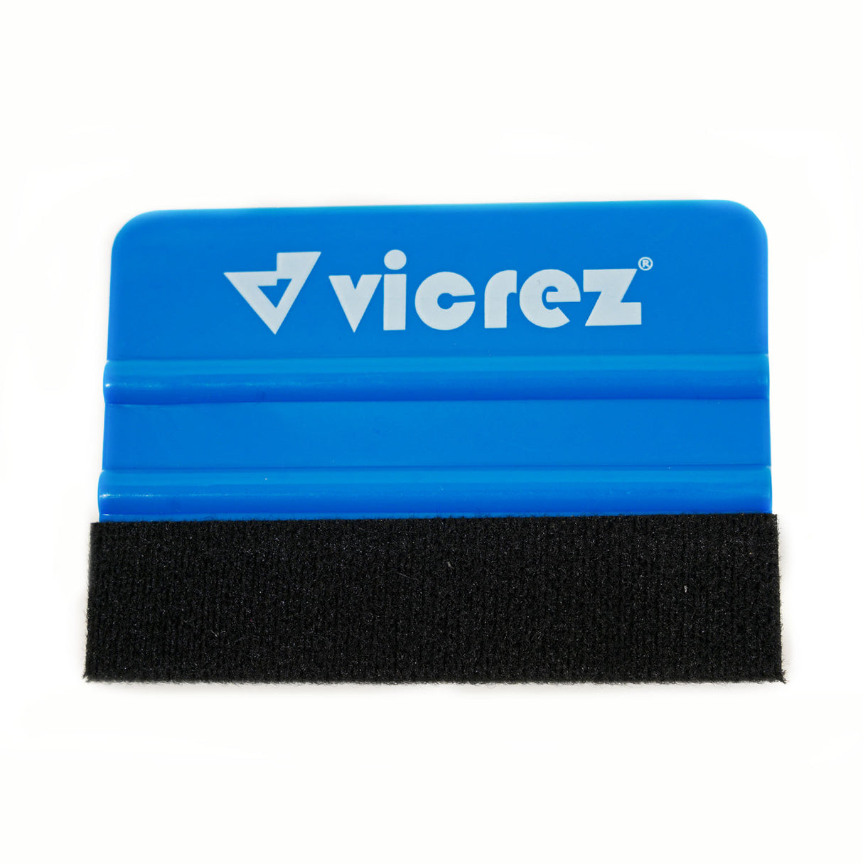 Vicrez Vinyl Squeegee Felt Soft Blue Suede