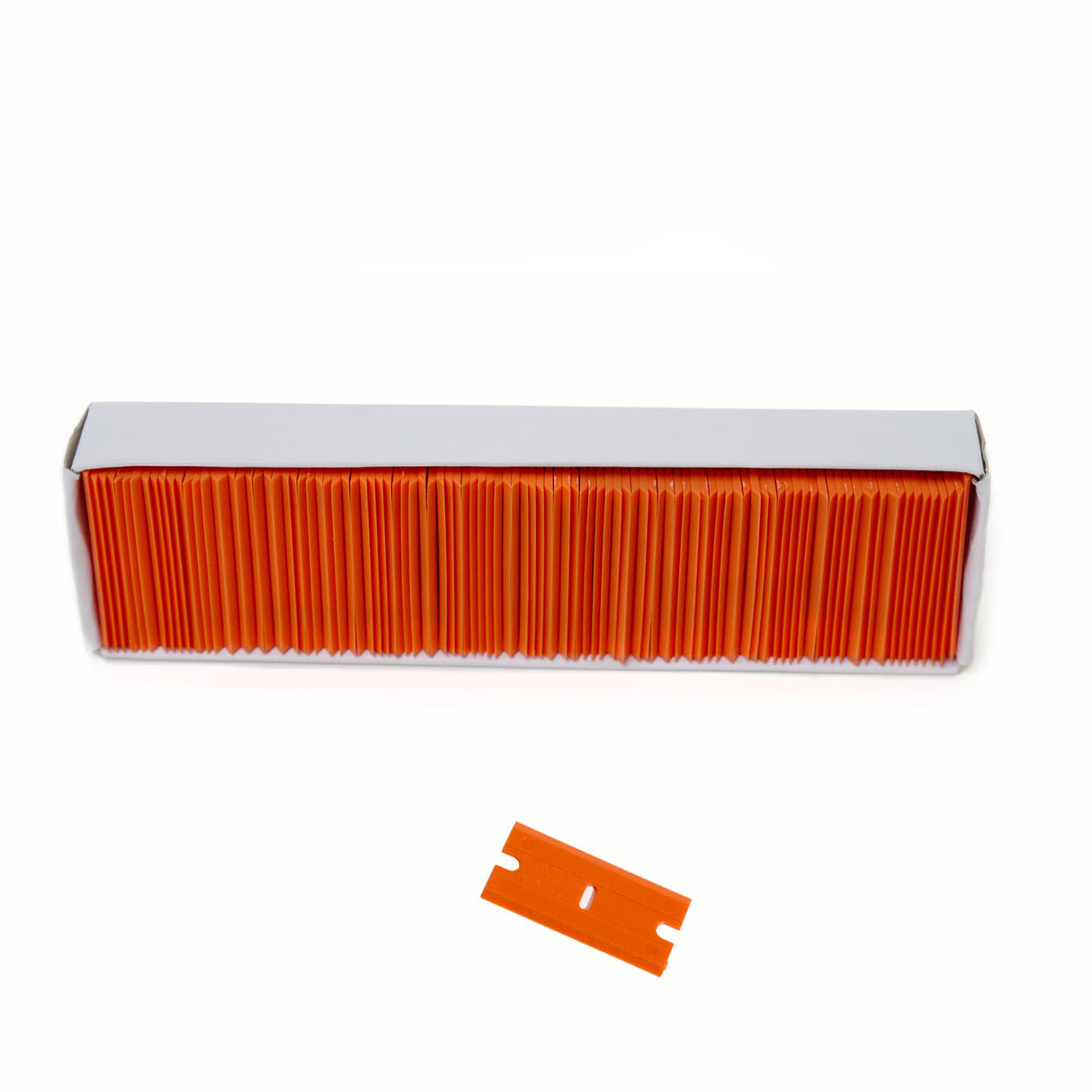 Vicrez Vinyl Wrap Double Edge Plastic Razor Blades 100 Pieces Pack