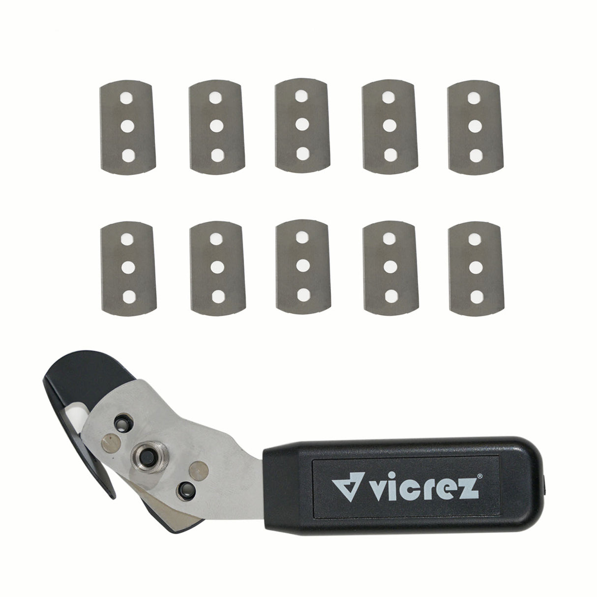 Vicrez Vinyl Wrap Knife Cutter w/ 10 Piece Stainless Steel Blades