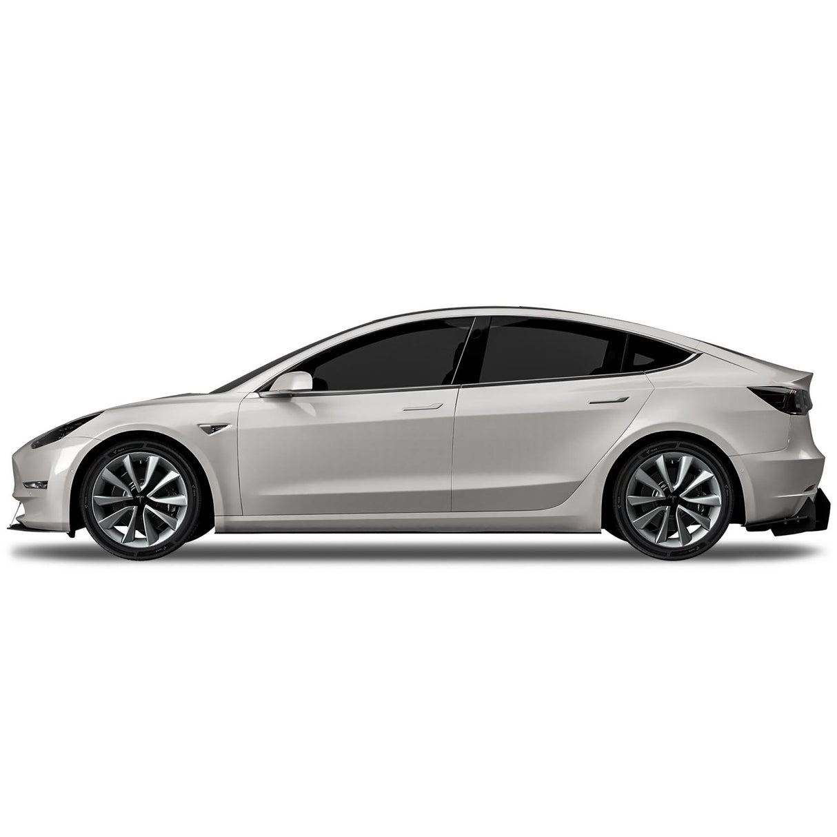 2017-2021 Tesla Model 3 VR1 Style Front Splitter - Vicrez