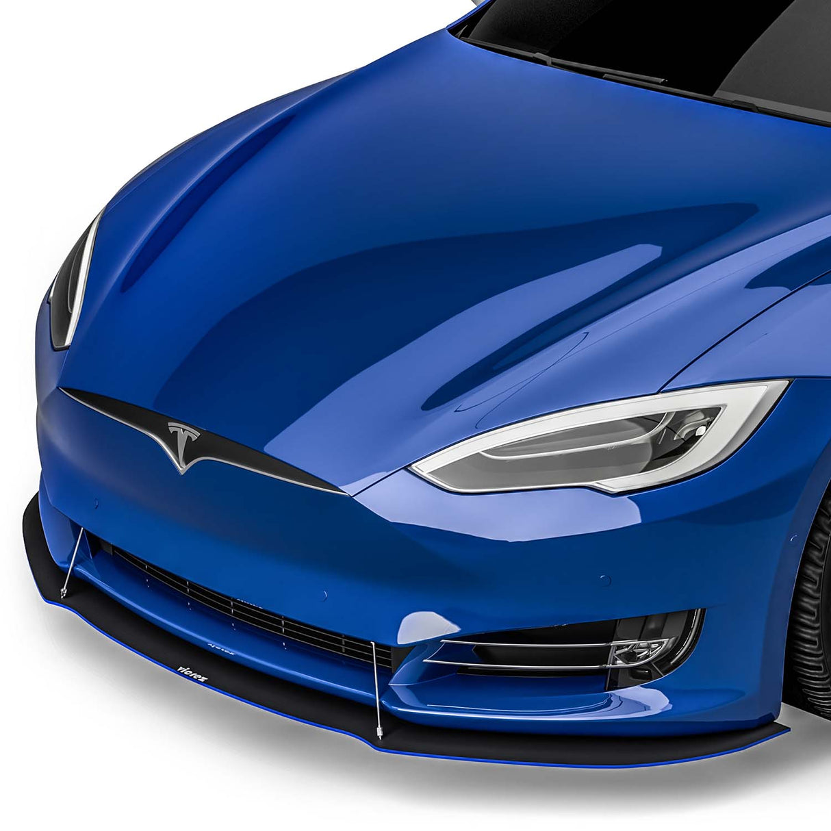 2015-2023 Tesla Model S VR1 Style Front Splitter - Vicrez