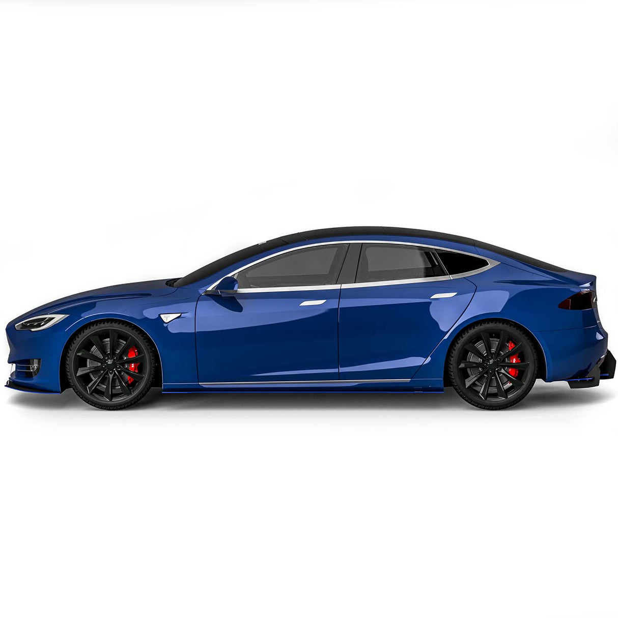 2015-2021 Tesla Model S VR1 Style Side Splitter - Vicrez