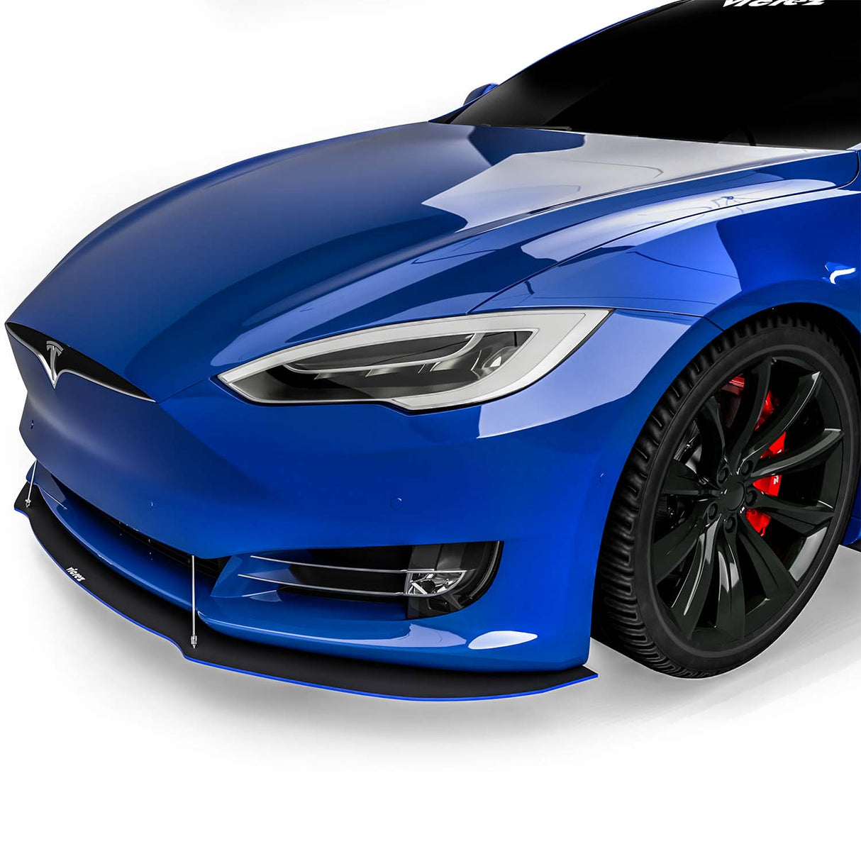 2015-2023 Tesla Model S VR1 Style Front Splitter - Vicrez