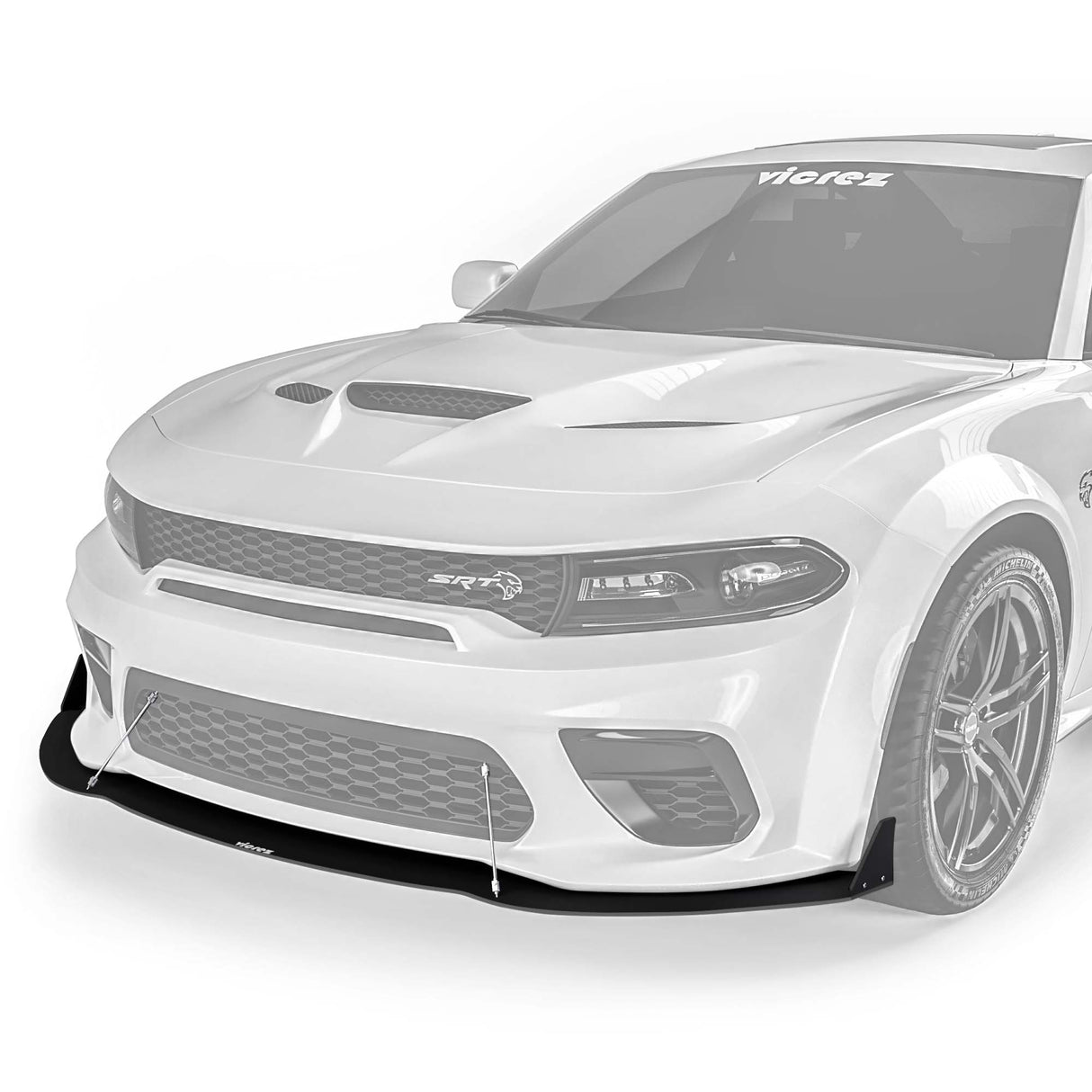 2020-2023 Dodge Charger VR2 Style Front Bumper Lip Splitter - Vicrez