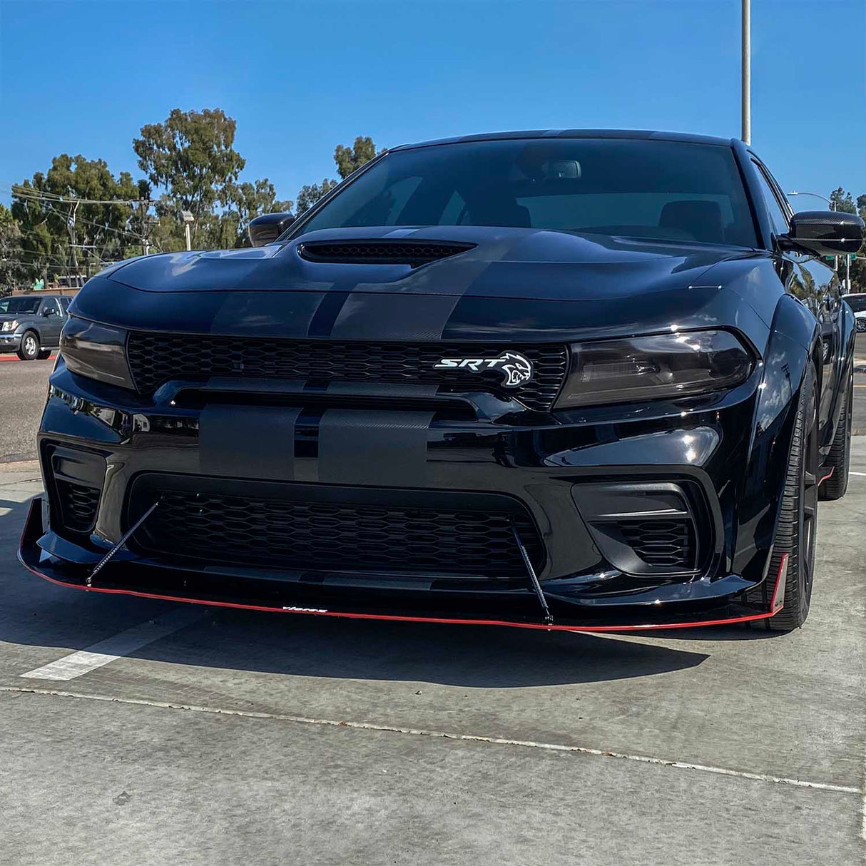 2020-2023 Dodge Charger VR2 Style Front Bumper Lip Splitter - Vicrez