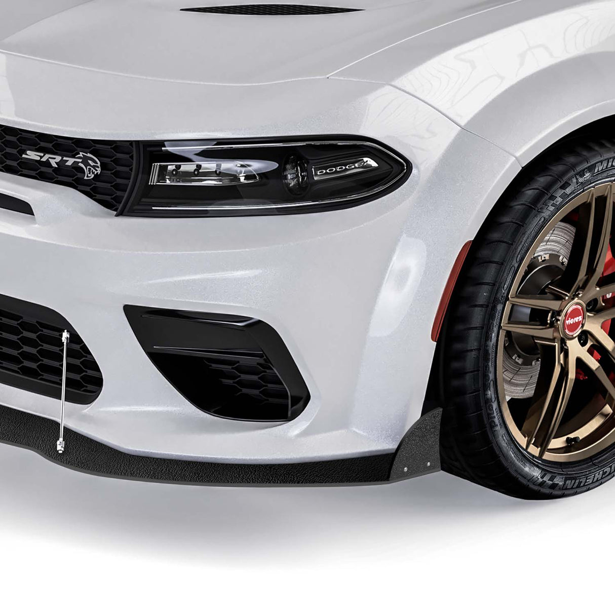 2020-2023 Dodge Charger VR2 Style Front Bumper Lip Splitter - Vicrez