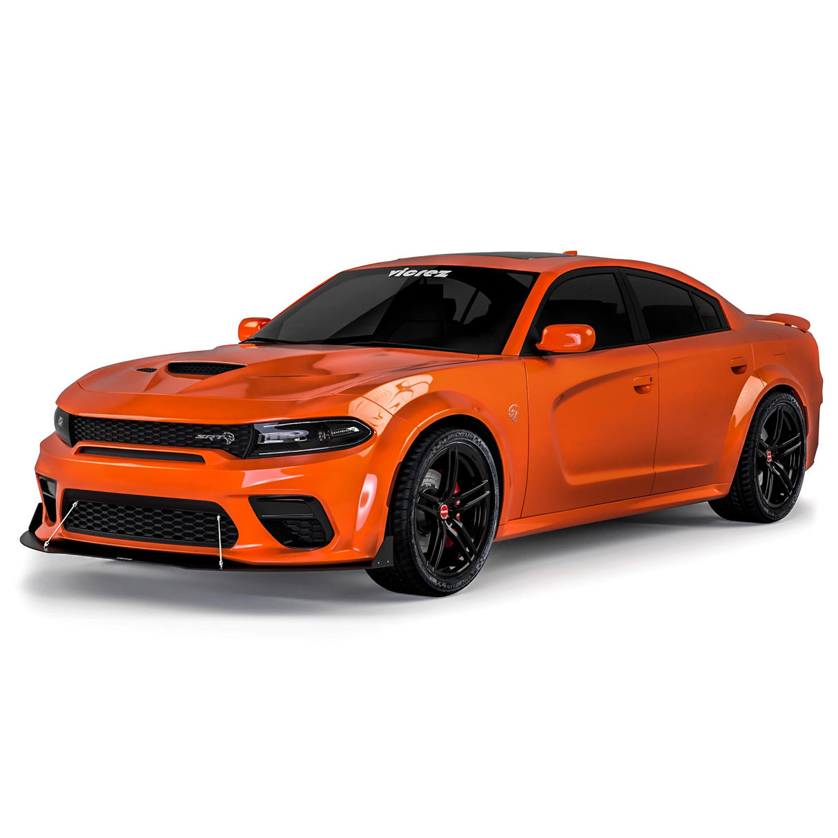 2020-2023 Dodge Charger Widebody VR3 Style Front Bumper Lip Splitter - Vicrez