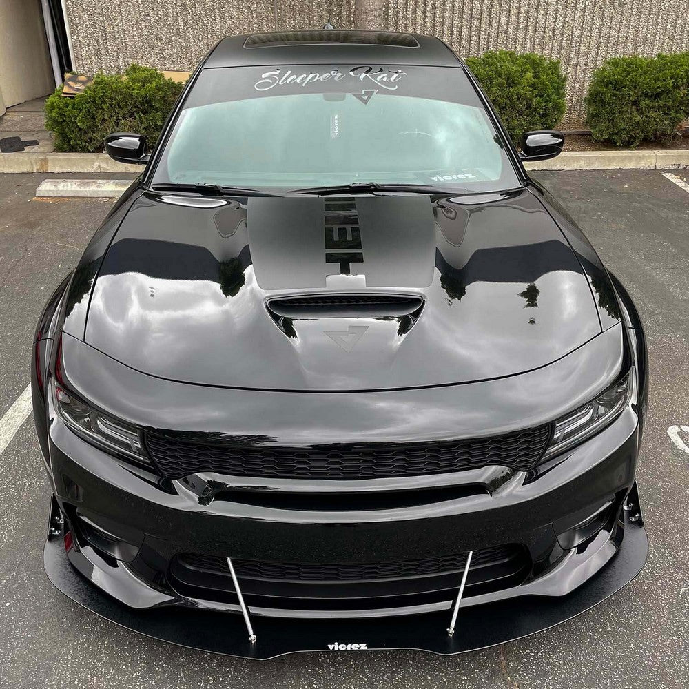 2020-2023 Dodge Charger Widebody VR3 Style Front Bumper Lip Splitter - Vicrez