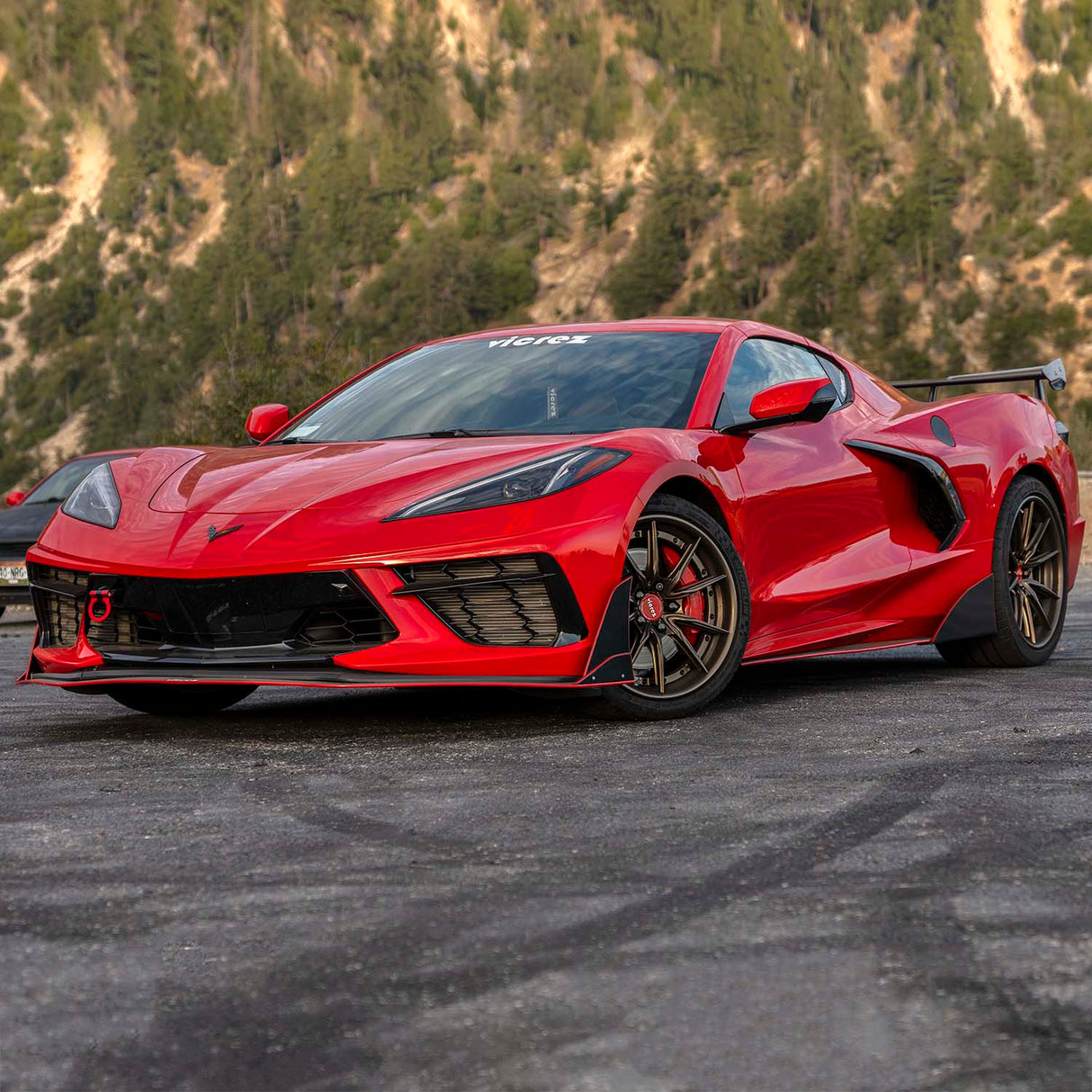 2020-2026 Chevrolet Corvette C8 VZR1 Style Side Skirt Splitters - Vicrez