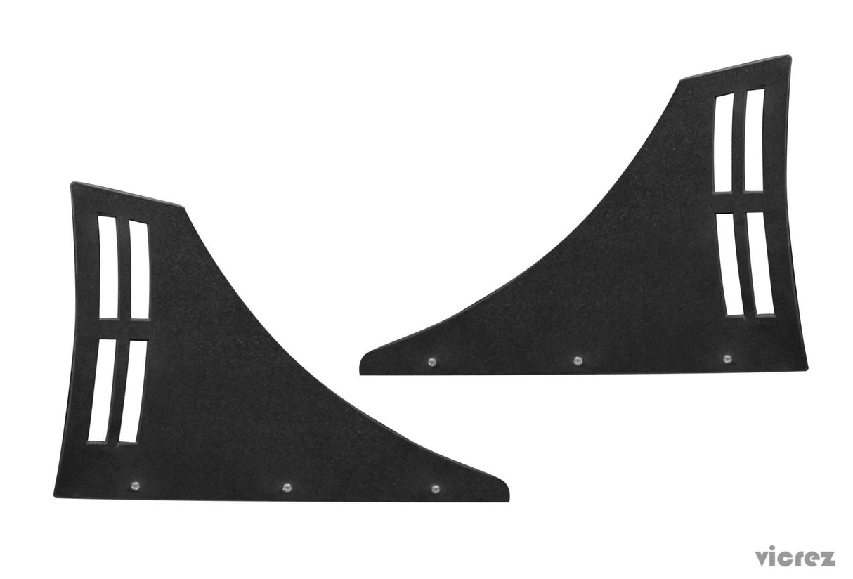 Vicrez Vulcano Pro Racing Side Skirts Splitter Winglets