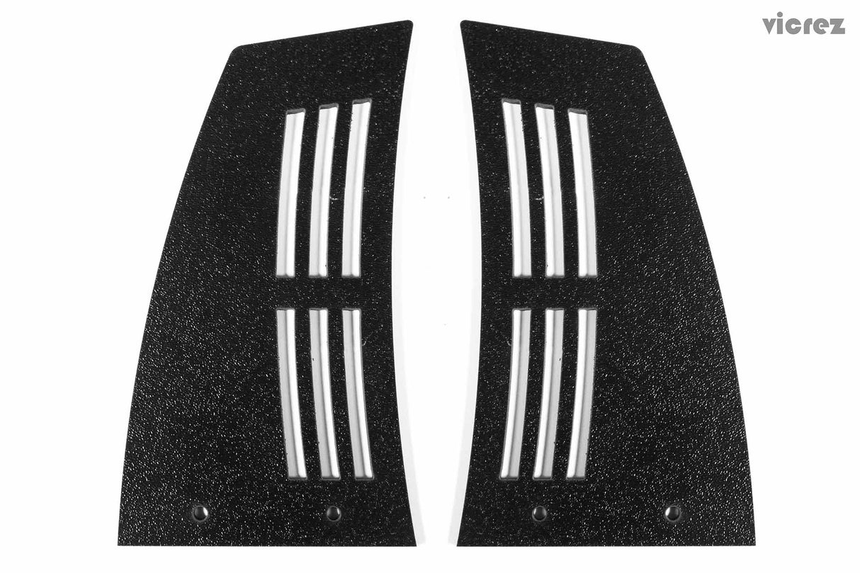 Vicrez Vulcano Pro Series Front Bumper Splitter Winglets