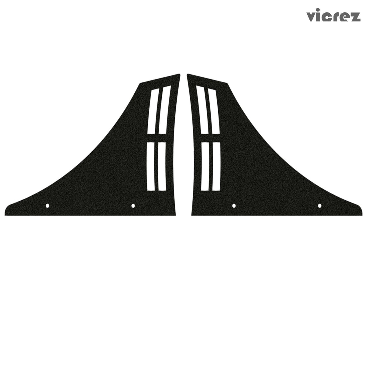 Vicrez Vulcano Pro Series Side Skirts Splitter Winglets