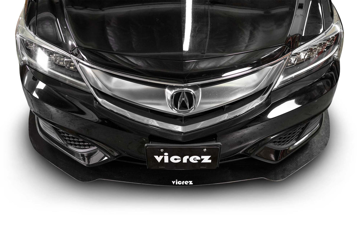 2013-2018 Acura ILX VZ Style Front Bumper Lip Splitter - Vicrez