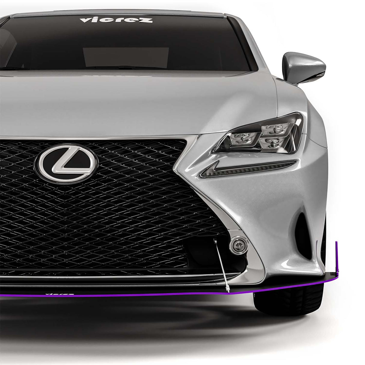 2015-2024 Lexus RC350 VZ Style Front Splitter - Vicrez
