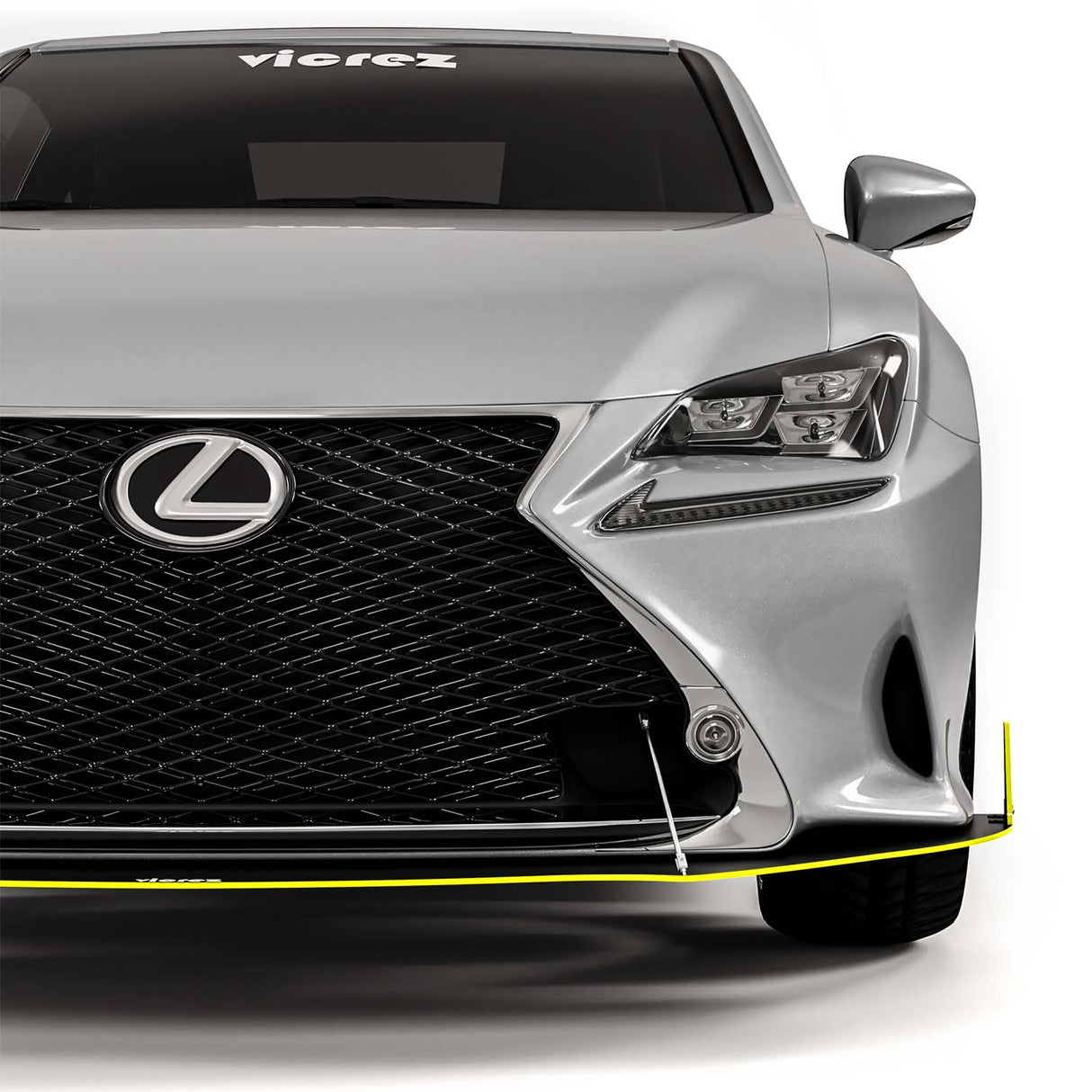 2015-2024 Lexus RC350 VZ Style Front Splitter - Vicrez