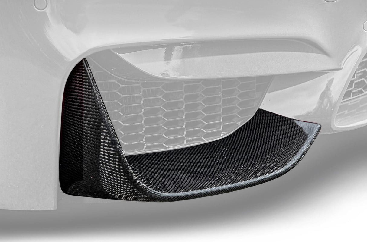 2015-2019 BMW M3/M4 VZ1 Style Front Lip Splitters - Vicrez Carbon Fiber