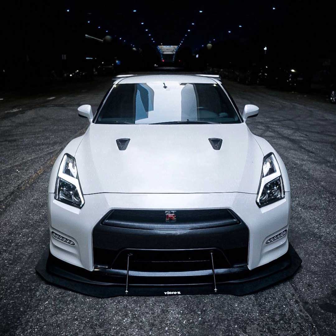 2007-2016 Nissan GTR VZ3 Style Front Bumper Lip Splitter - Vicrez