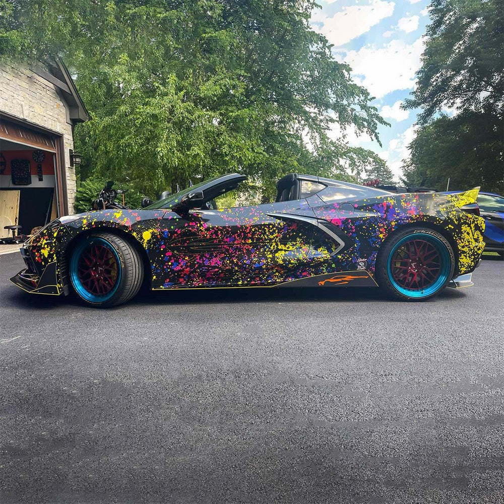 2020-2026 Chevrolet Corvette C8 R1 Style Rear Diffuser - Vicrez