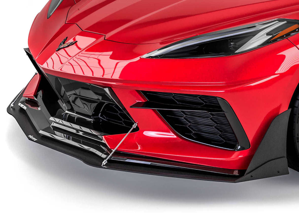 2020-2026 Chevrolet Corvette C8 VZR1 Style Front Bumper Lip Splitter - Vicrez