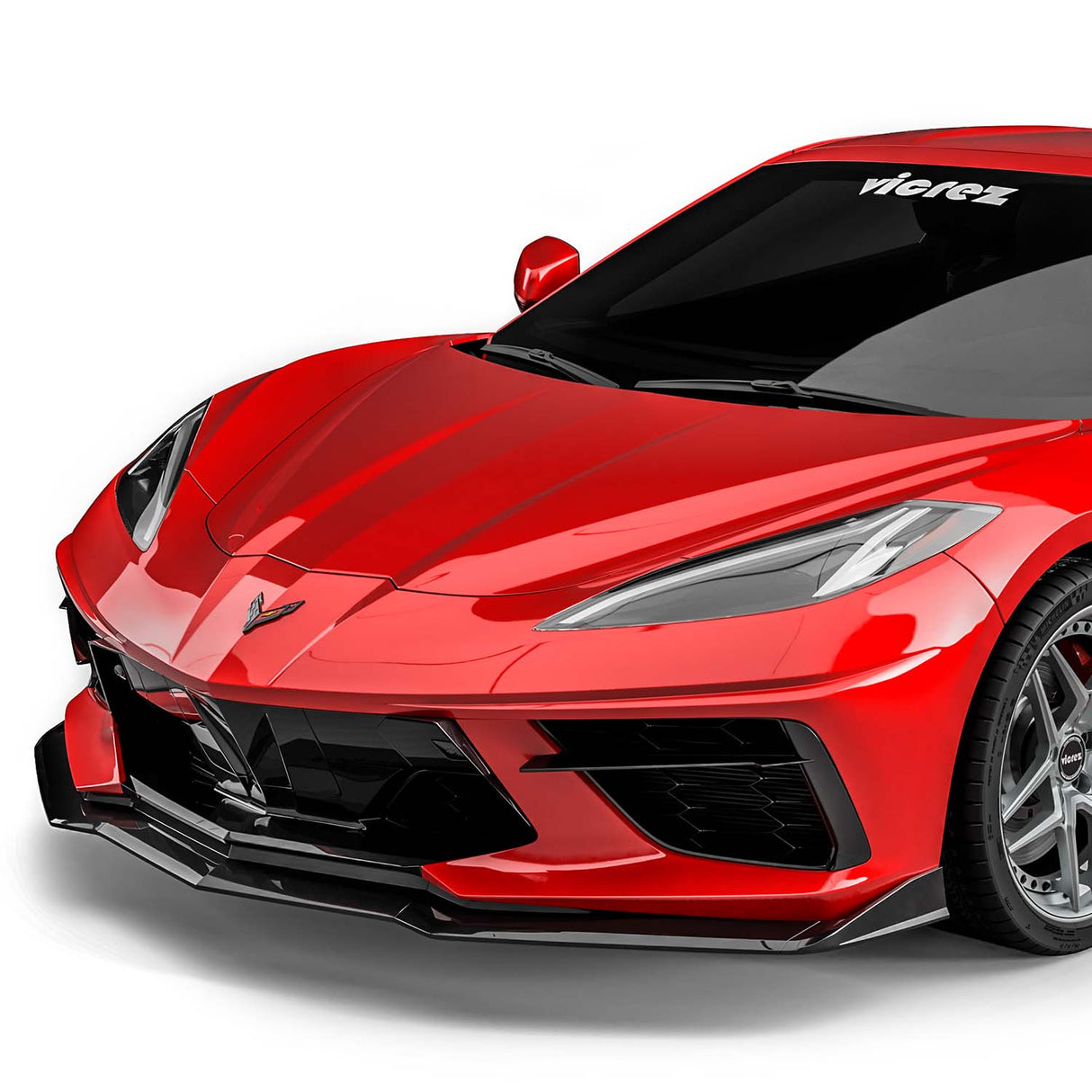 2020-2026 Chevrolet Corvette C8 VZR1 Style Front Bumper Lip - Vicrez