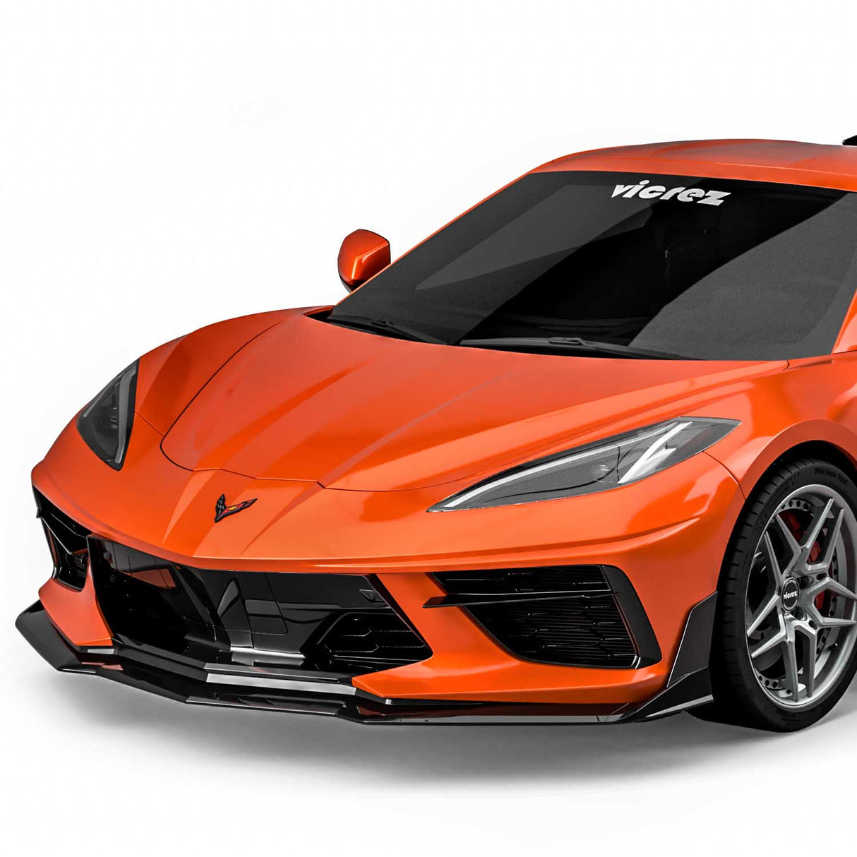 2020-2026 Chevrolet Corvette C8 VZR2 Style Front Bumper Lip - Vicrez