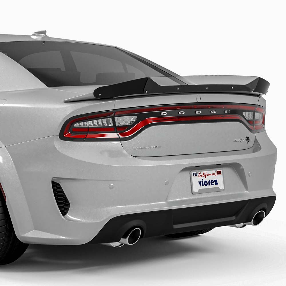 2015-2023 Dodge Charger V1R Style Wicker Bill Spoiler - Vicrez